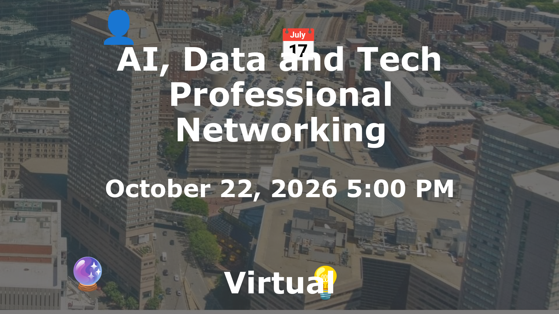 AI, Data and Tech Professional Networking event image